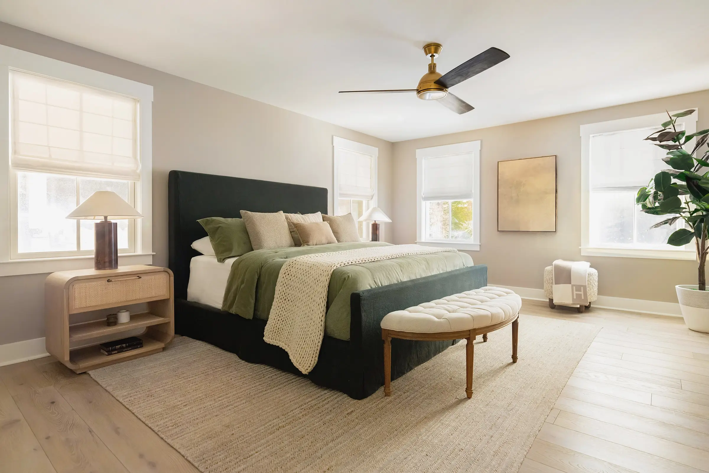 Modern bedroom interior