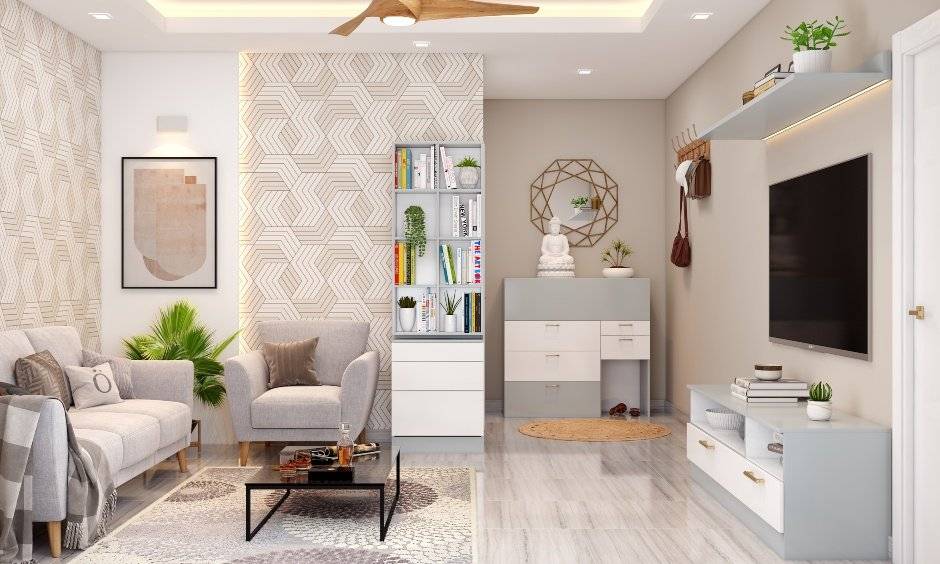 Minimalist living room interior