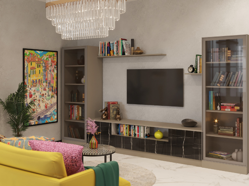 Traditional living room interior