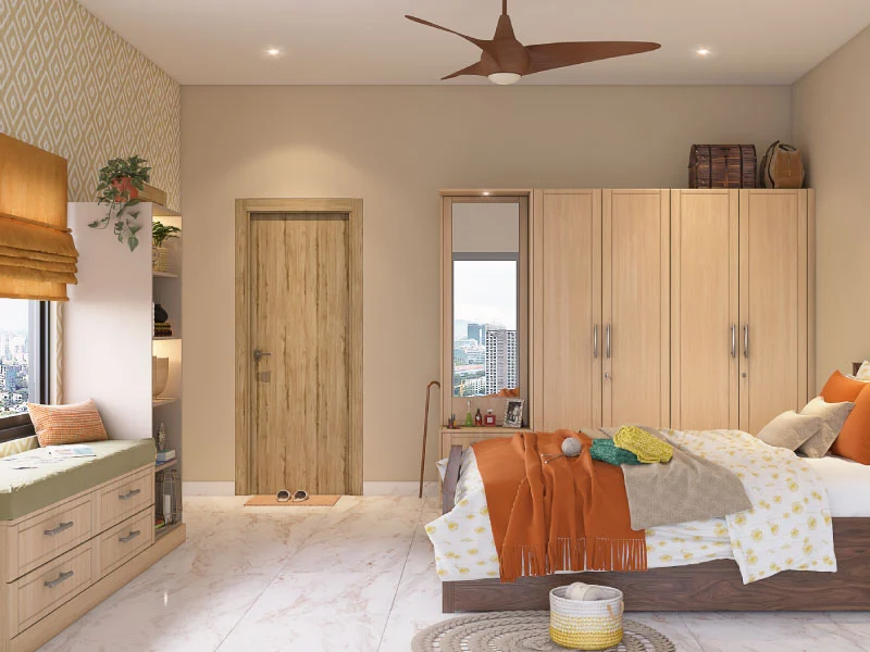 Hinged wardrobe design
